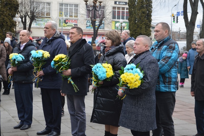 У Ковелі згадали події Євромайдану та віддали шану Героям Небесної Сотні