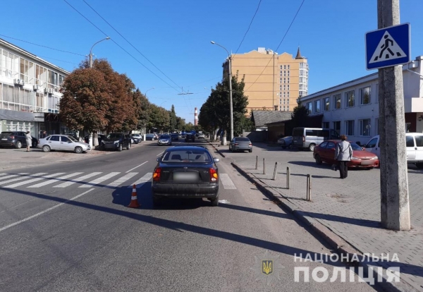 Внаслідок ДТП у Луцьку травмувалося двоє пішоходів