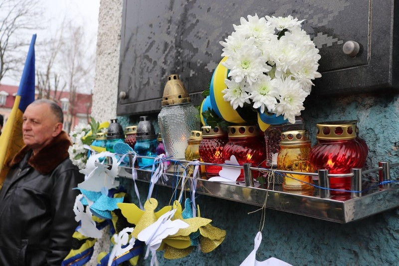 У Володимирі вшанували пам’ять Героїв Небесної Сотні