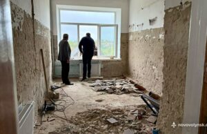 (Українська) У Нововолинському ліцеї №7 триває капітальний ремонт вбиралень