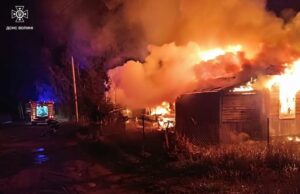 Рятувальники Волинської області ліквідували чотири пожежі за один день