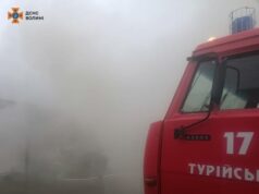 У селищі Турійськ горів гараж