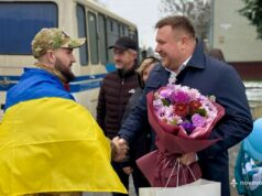Нововолинська громада зустріла захисника Олександра Трощинського, який повернувся з російського полону