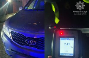 Вночі у Луцьку патрульні двічі зупинили один автомобіль: обидва водії були нетверезі, один без прав
