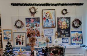 У Торчинському музеї представлені різдвяні роботи Ніни Фесенко