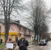 У місті відбулася акція на підтримку хвилини мовчання
