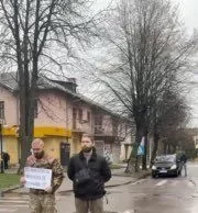 У місті відбулася акція на підтримку хвилини мовчання