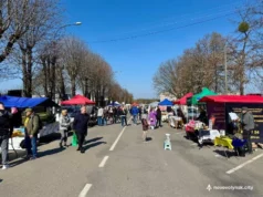У Нововолинську пройшов весняний ярмарок на бульварі Шевченка