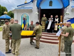 У Нововолинську попрощалися з полеглим воїном Сергієм Запорожцем