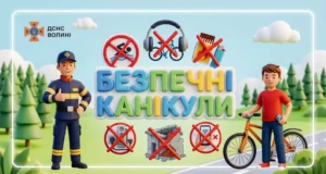 Рятувальники Волині надали поради безпечних літніх канікул