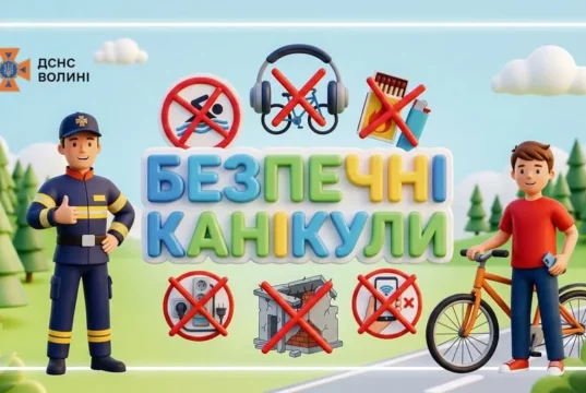 Рятувальники Волині надали поради безпечних літніх канікул