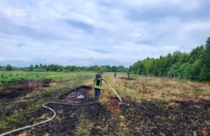 На Камінь-Каширщині локалізували пожежу торфовища біля Любешева