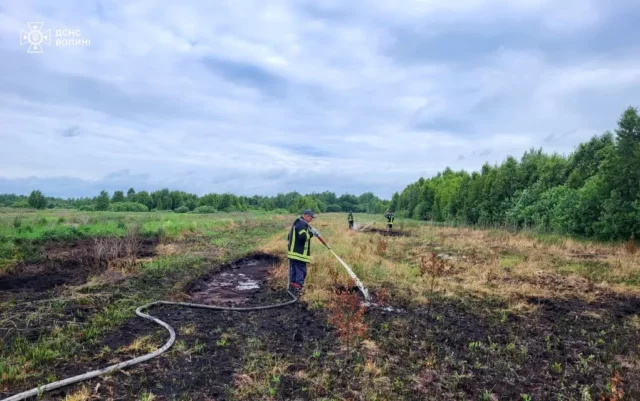 image На Камінь-Каширщині локалізували пожежу торфовища біля Любешева
