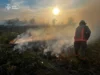 На Волині за день сталося три пожежі торфу, дві ще гасять