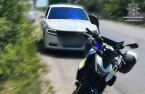 У Ковелі мотопатрульні зупинили нетверезого водія Dodge