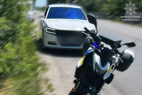 У Ковелі мотопатрульні зупинили нетверезого водія Dodge