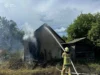У Бодячеві вогонь із багаття перекинувся на господарську споруду