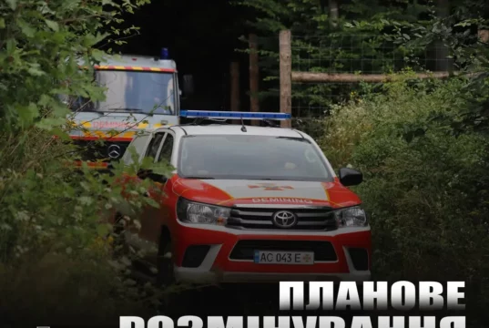 Поблизу села Цегів сапери ДСНС знищуватимуть вибухонебезпечні предмети