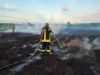 Поблизу Ржищева понад тиждень гасять пожежу на торфовищі