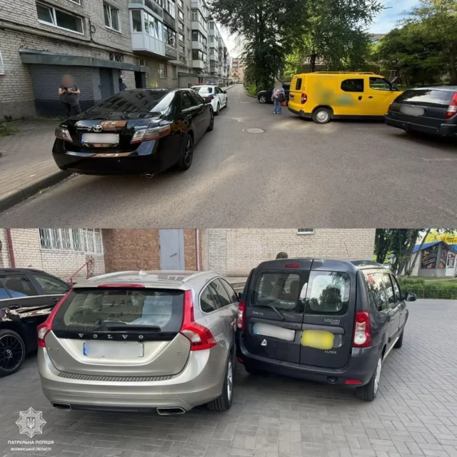 У Луцьку патрульні зафіксували дві ДТП з нетверезими водіями