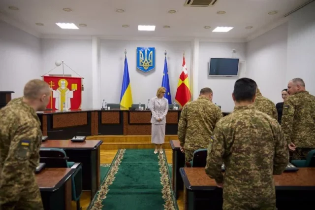 image У Луцьку відзначили 32-річчя військової частини 1141 НГУ