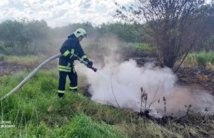Рятувальники Волині гасять дві пожежі торфу біля сіл Топилище та Сильне