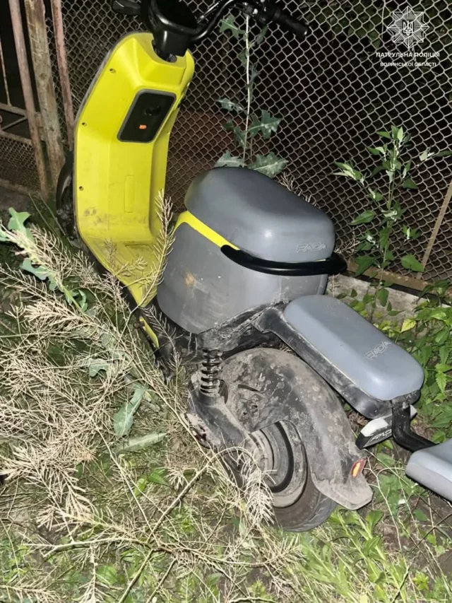 image У Луцьку під час комендантської години виявили нетверезого водія електровелосипеда