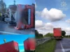 На автодорозі Н-22 перекинулася вантажівка DAF, ніхто не постраждав