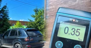 На дорожній станції зупинили водія BMW з ознаками сп’яніння