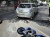(Українська) У Луцьку мотоцикліст врізався в два автомобілі на вулиці Винниченка У Луцьку мотоцикліст врізався в два автомобілі на вулиці Винниченка