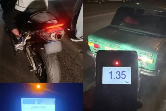 У Луцьку виявили двох нетверезих водіїв на вулиці Конякіна