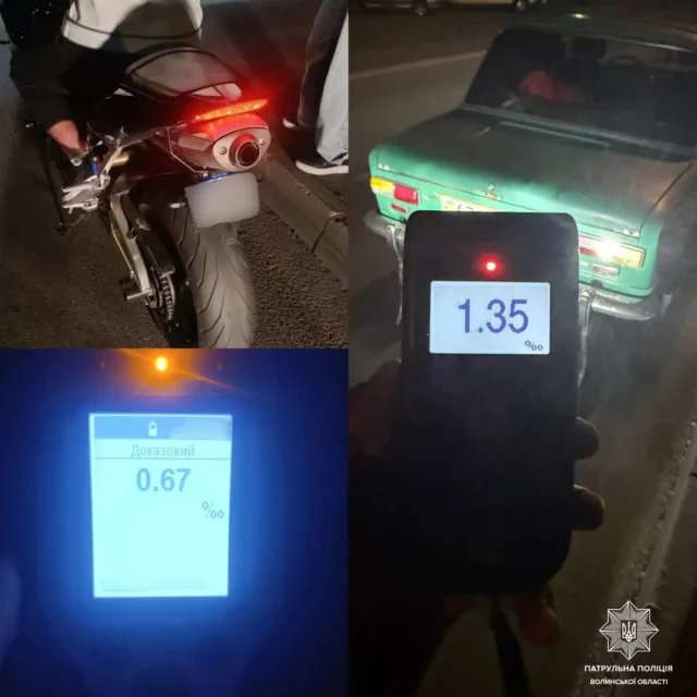 image У Луцьку виявили двох нетверезих водіїв на вулиці Конякіна