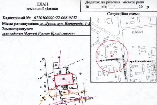 Луцька міська рада продала три комунальні земельні ділянки