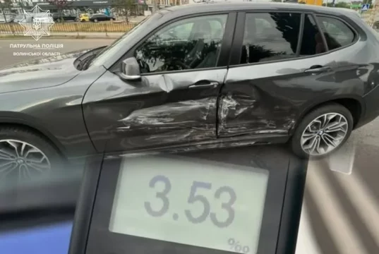 У Луцьку нетверезий водій Skoda спричинив ДТП з BMW