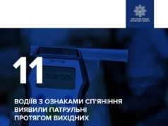 За вихідні на Волині виявили 11 водіїв з ознаками сп’яніння