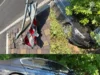 На трасі М-19 водій BMW зніс дорожні знаки та з’їхав у кювет