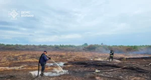 На Волині гасять торф’яні пожежі у трьох районах області
