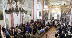 У Луцьку попрощалися з трьома полеглими захисниками України