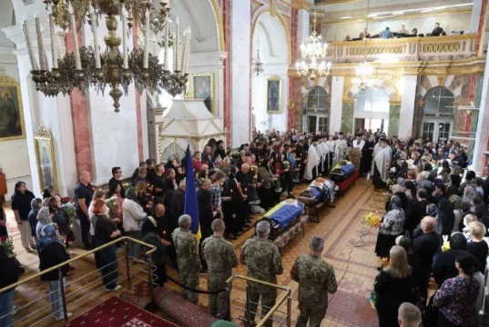 У Луцьку попрощалися з трьома полеглими захисниками України