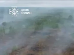 Поблизу села Тойкут у Ковельському районі триває гасіння торф’яної пожежі