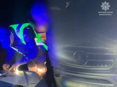 Під час комендантської години зупинили водія Mercedes з ознаками сп’яніння
