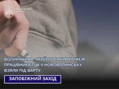 У Нововолинську під варту взяли чоловіка, підозрюваного в пораненні працівника ТЦК У Нововолинську під варту взяли чоловіка, підозрюваного в пораненні працівника ТЦК