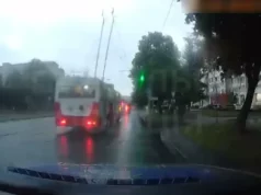 У Луцьку водія оштрафували за проїзд на червоне світло