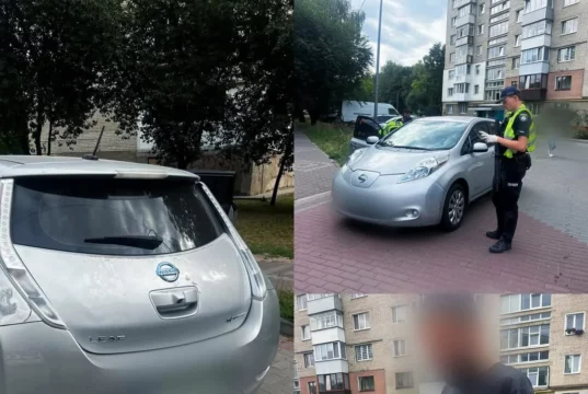 У Луцьку водій без прав намагався втекти від патрульних