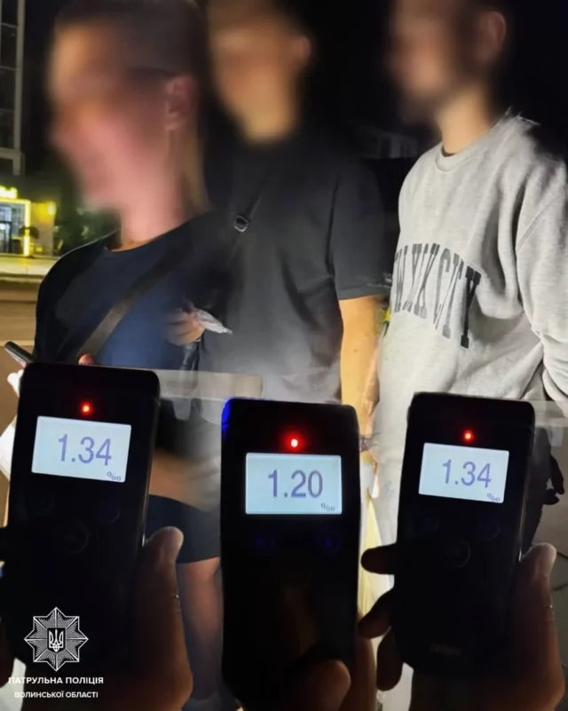 image У Луцьку вночі виявили трьох нетверезих водіїв електросамокатів