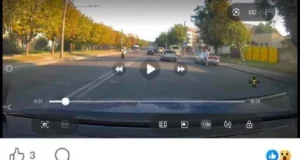 Луцька міська рада просить поліцію встановити водія, який проїхав на червоне світло
