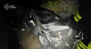 У Затурцях вночі загорівся легковий автомобіль