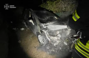 У Затурцях вночі загорівся легковий автомобіль