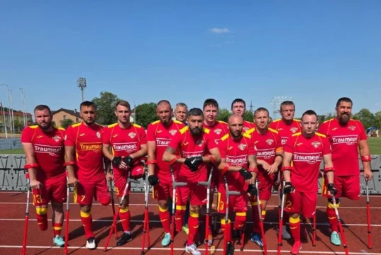 Луцькі «Хрестоносці» успішно відіграли 4-й раунд Суперліги з ампфутболу в Івано-Франківську