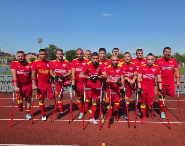 image Луцькі «Хрестоносці» успішно відіграли 4-й раунд Суперліги з ампфутболу в Івано-Франківську